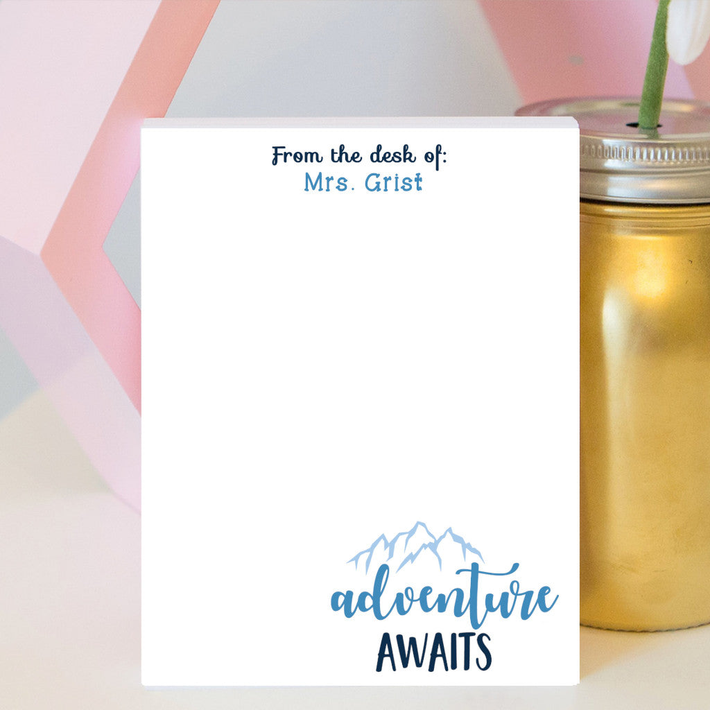 Adventure Awaits Notepad