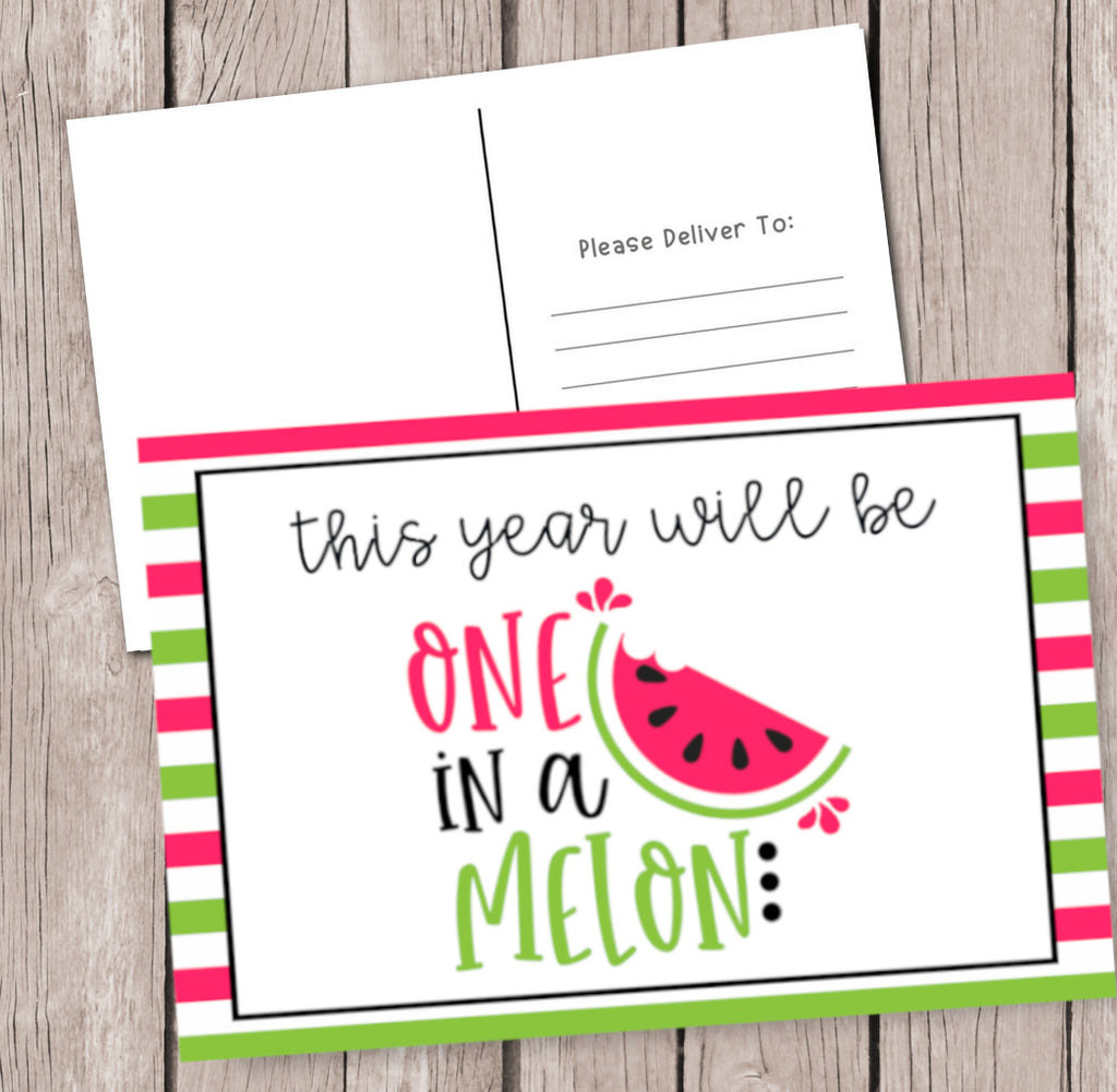Happy Mail for Students: Back to School Postcards (melon)