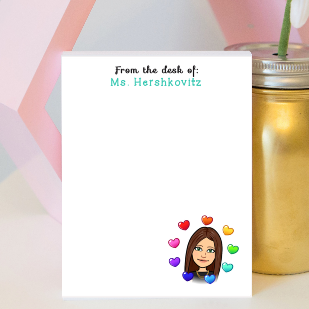 Your Bitmoji Notepad