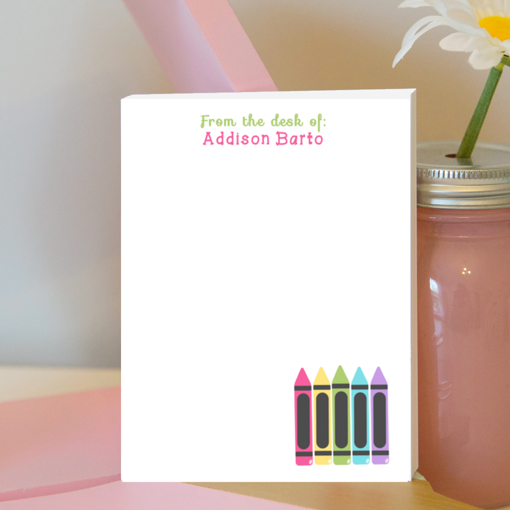 Crayons Notepad