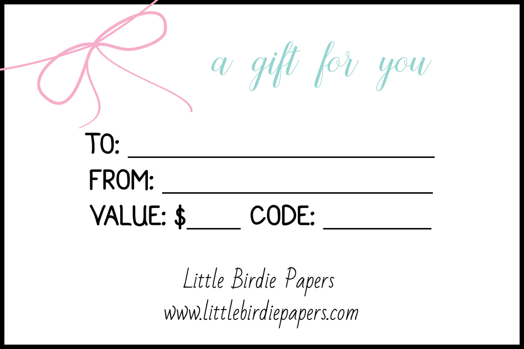 Gift Certificate
