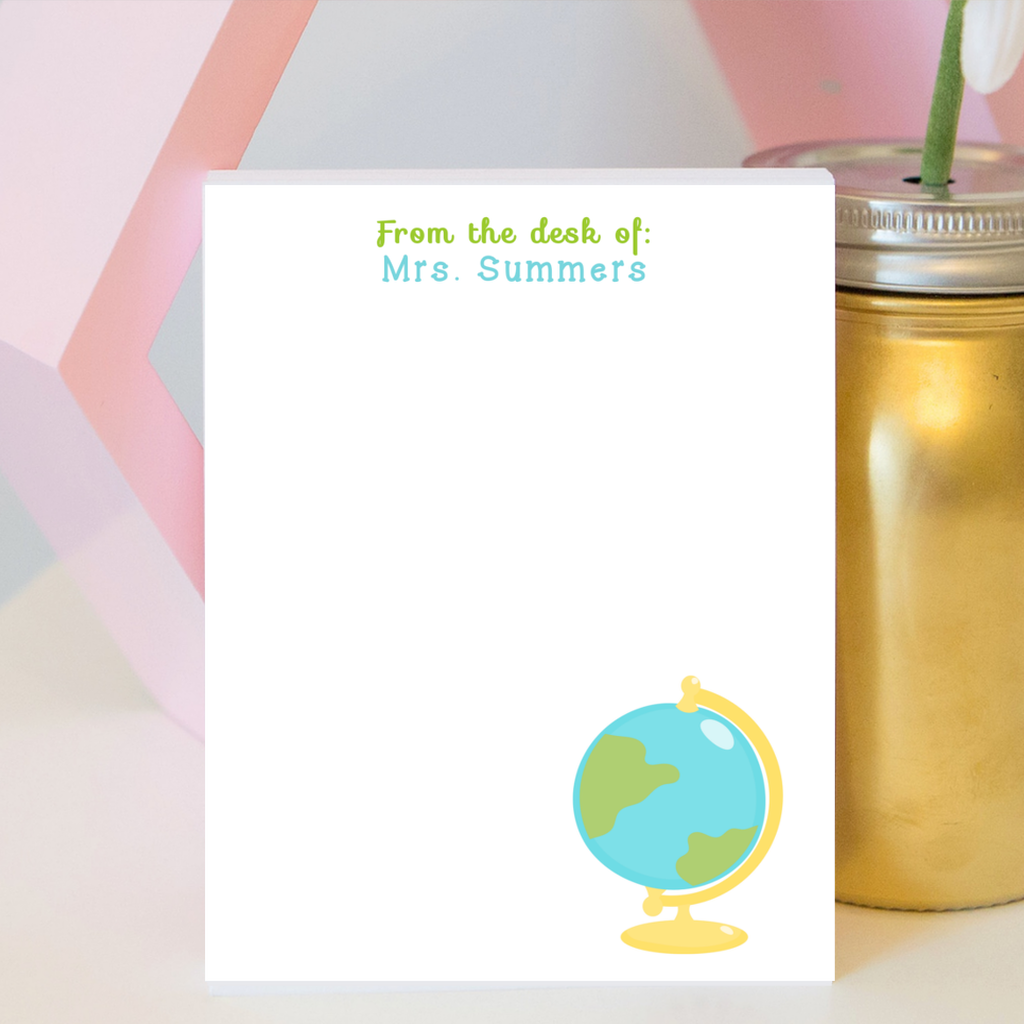Globe Notepad
