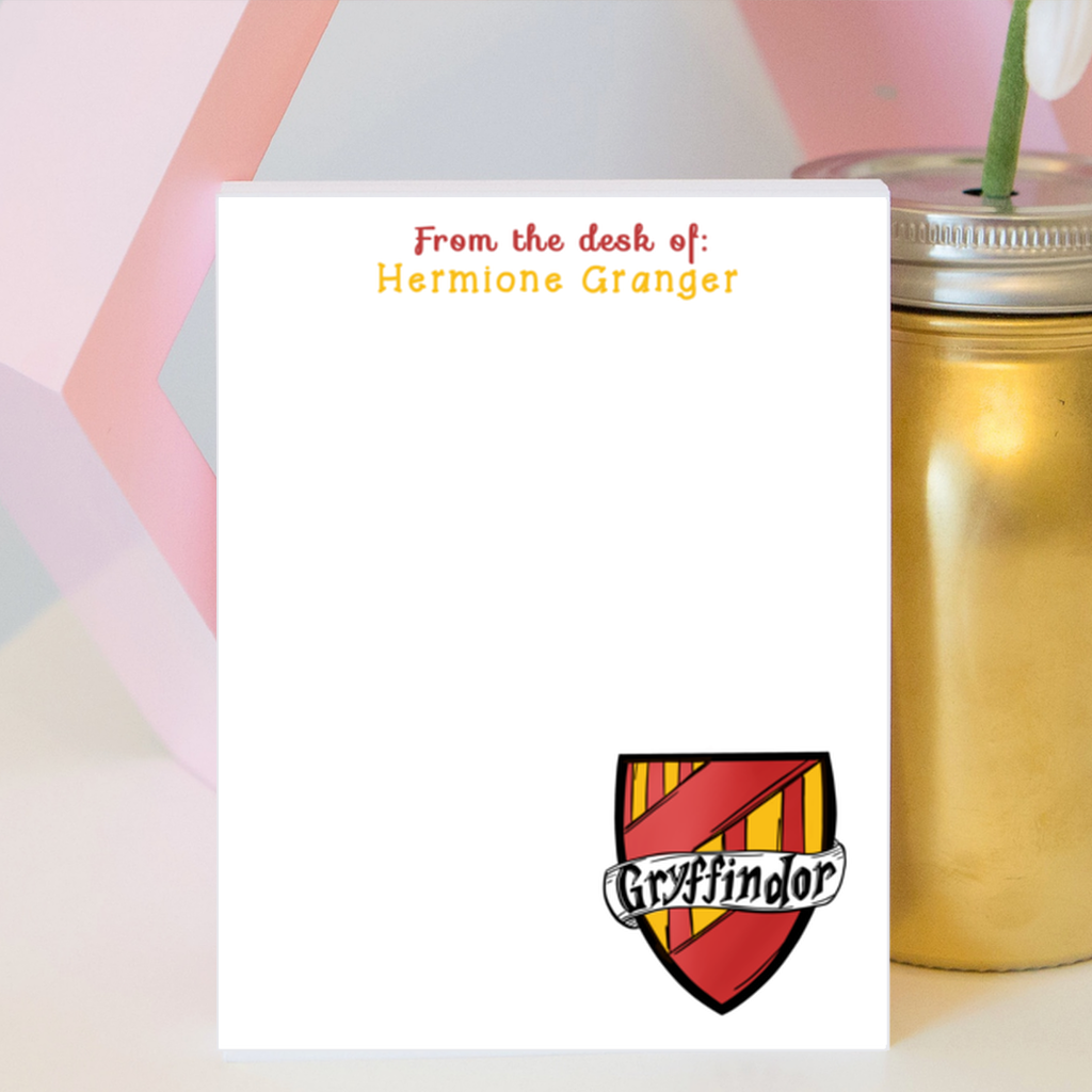 Gryffindor House Notepad