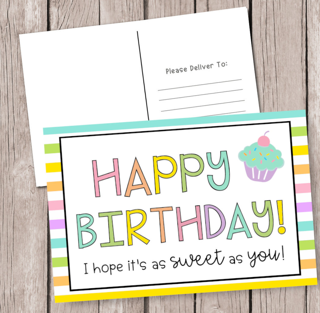 Happy Birthday Postcard