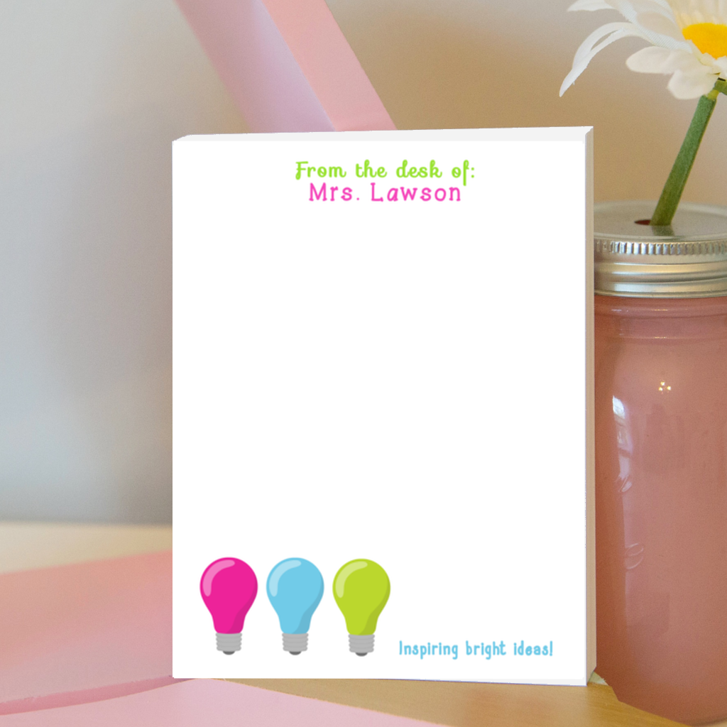 Lightbulb Notepad