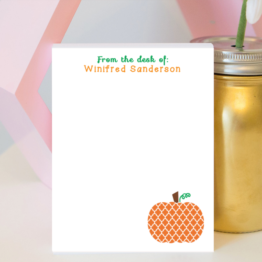 Pumpkin Notepad