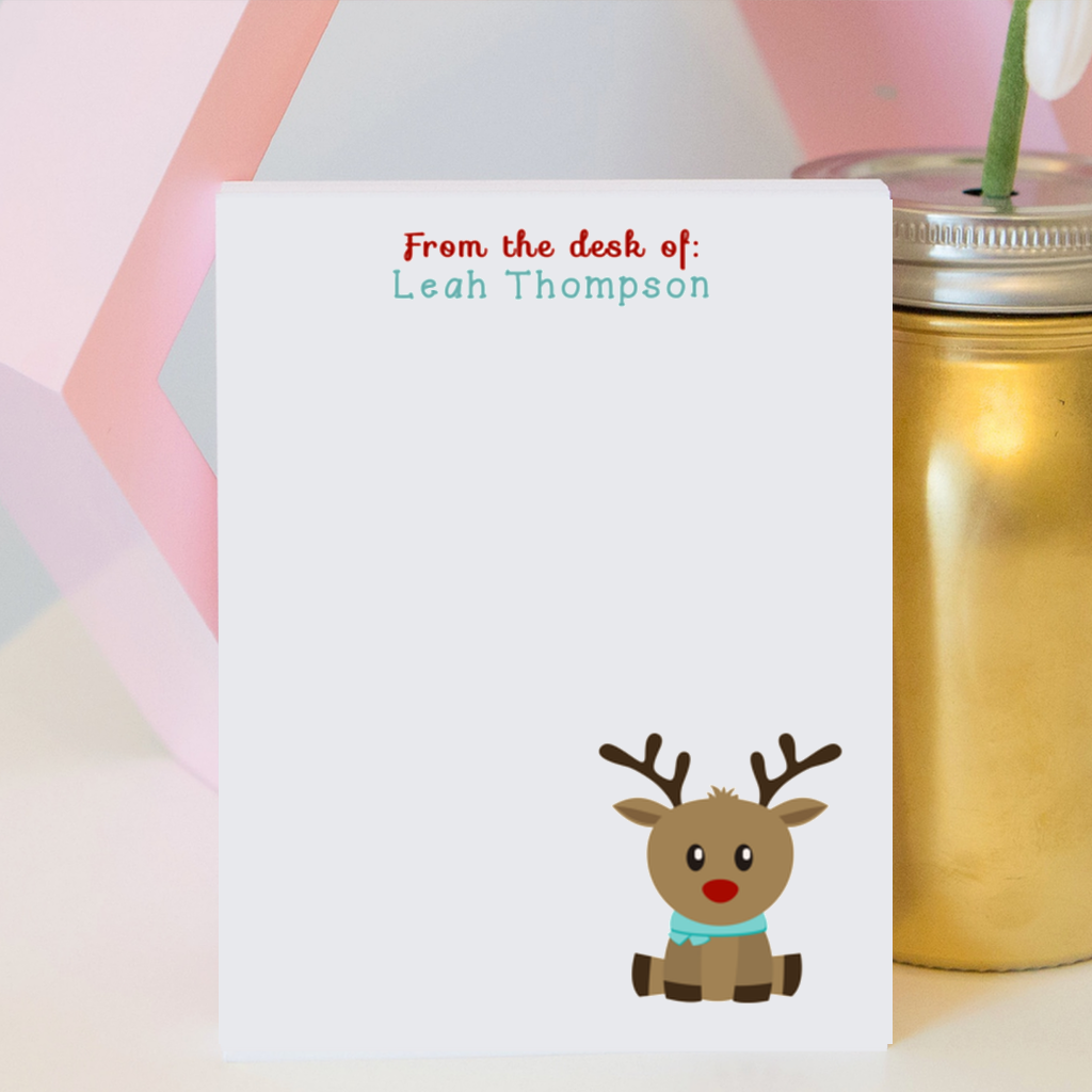 Reindeer Notepad