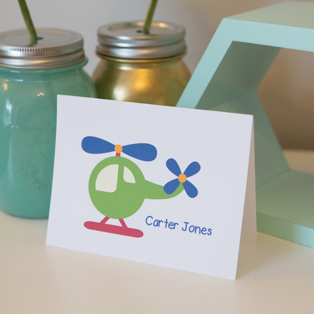 Helicopter Notecards