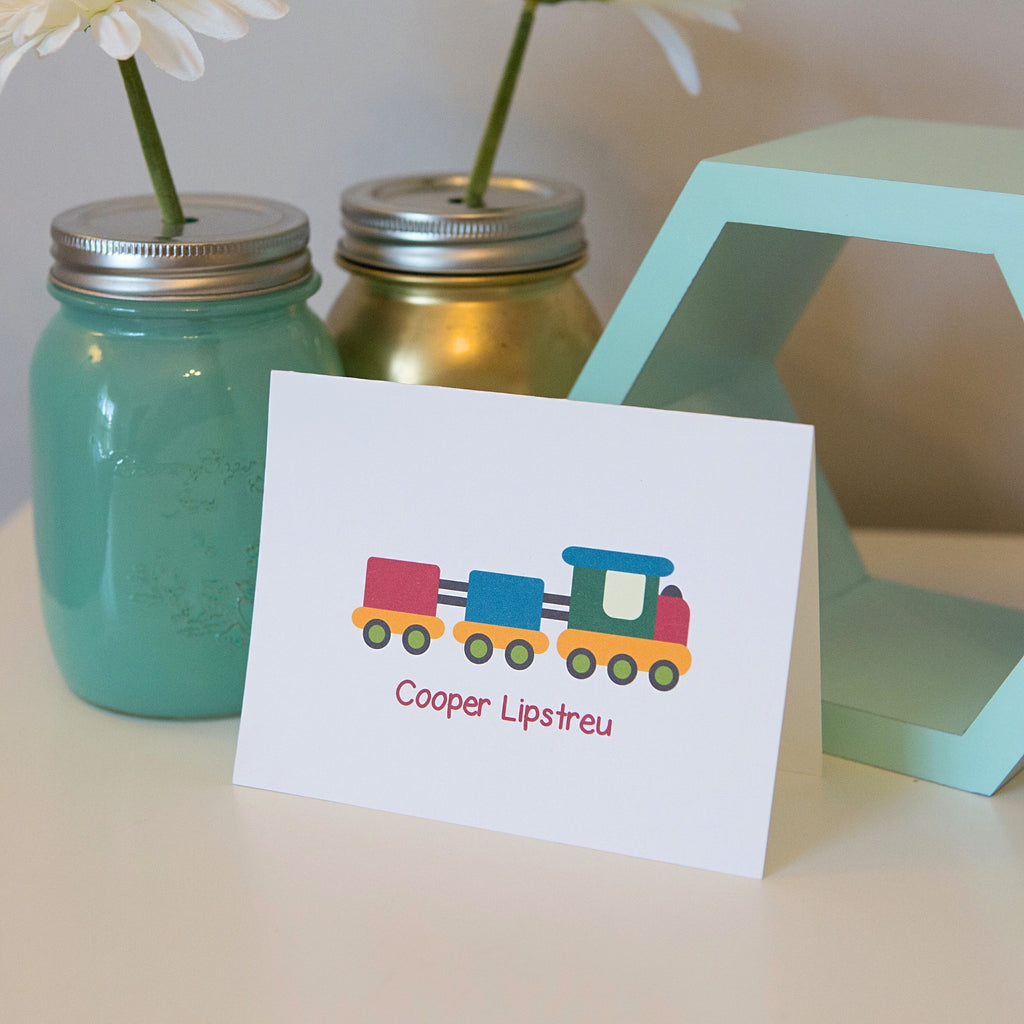 Train Notecards