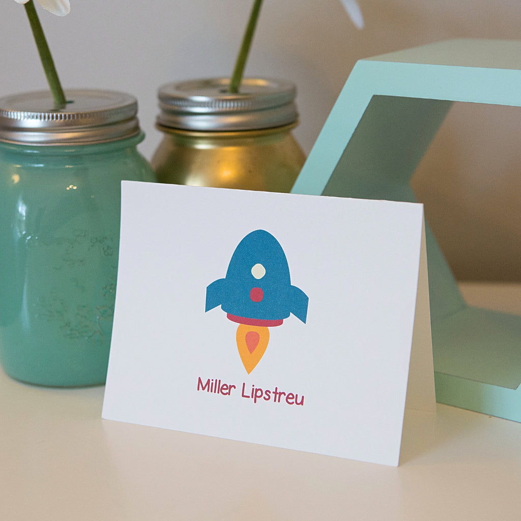Rocket Ship Notecards