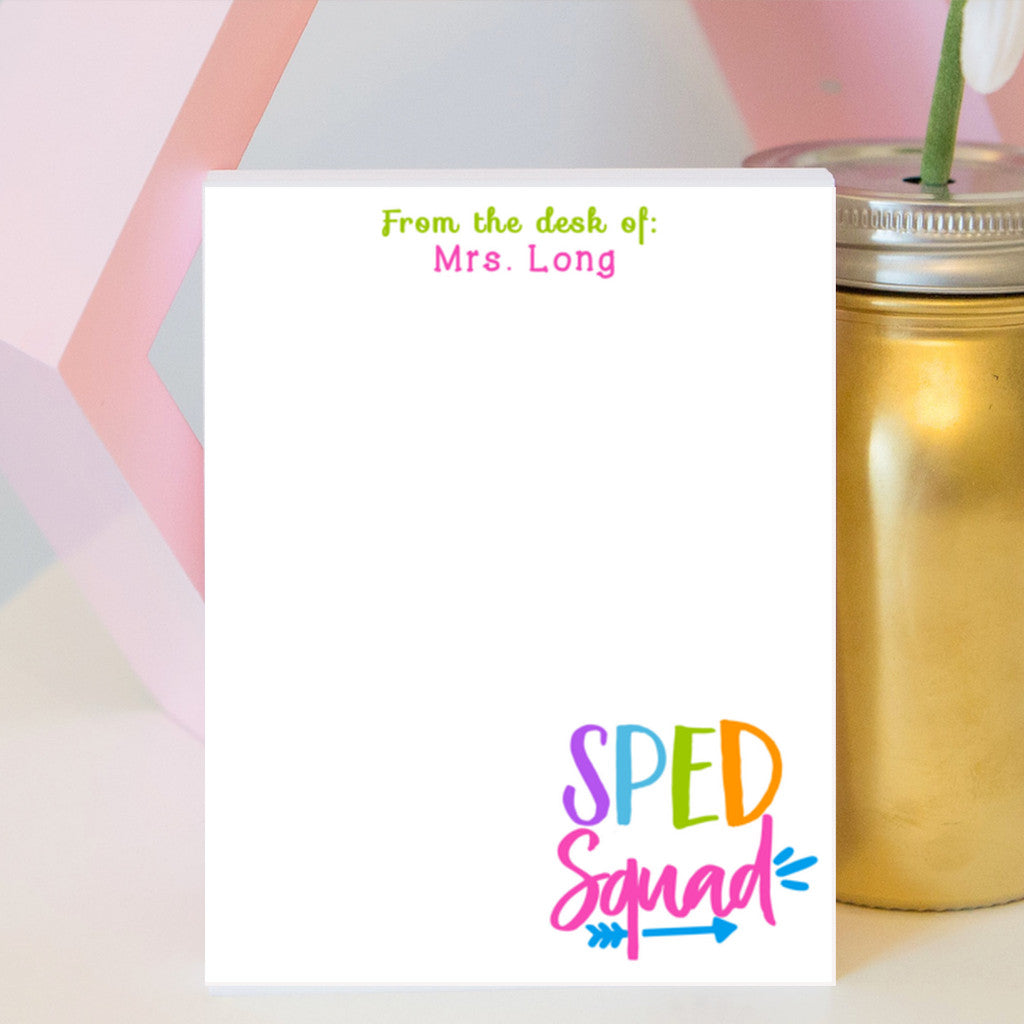 SPED Squad Notepad