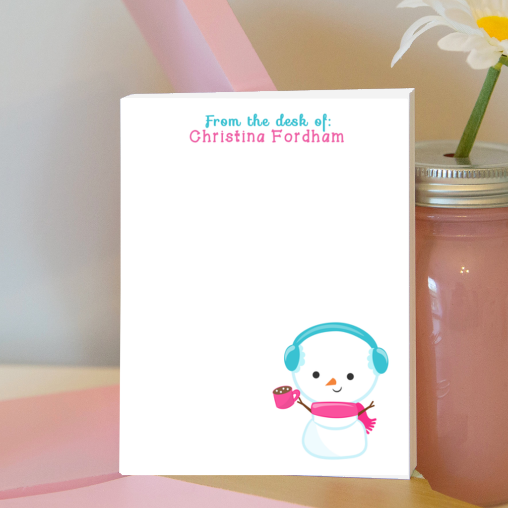 Snowman Notepad