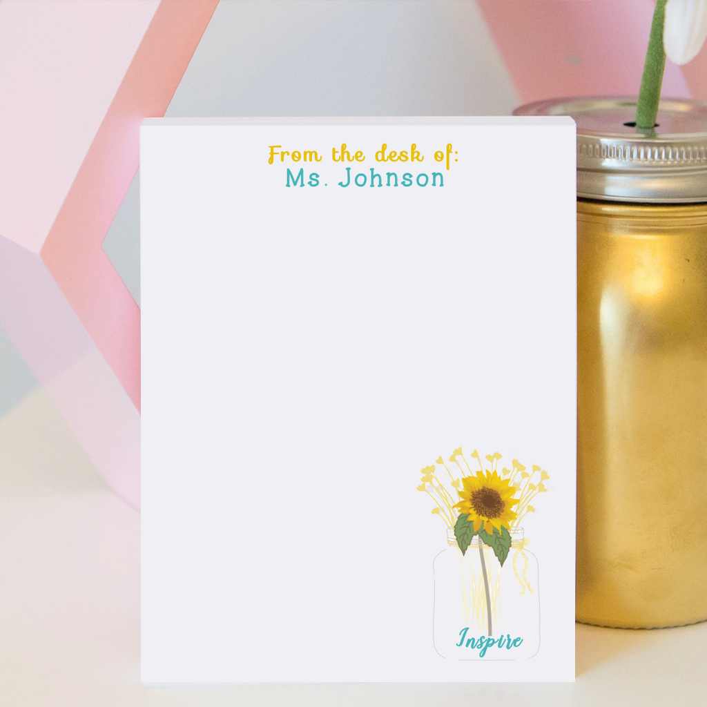 Sunflower Notepad