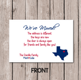 We've Moved Postcards! (Horizontal)