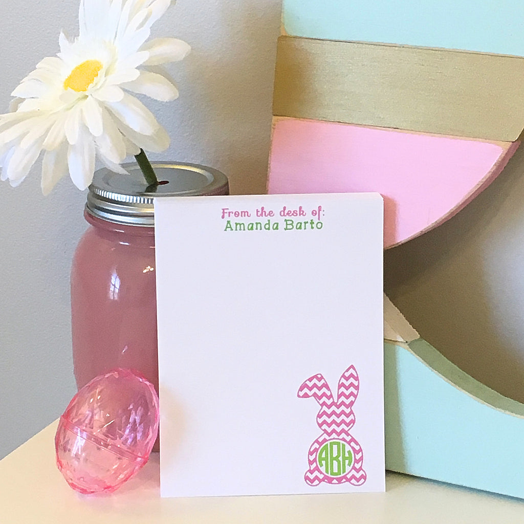 Bunny Monogram Notepad