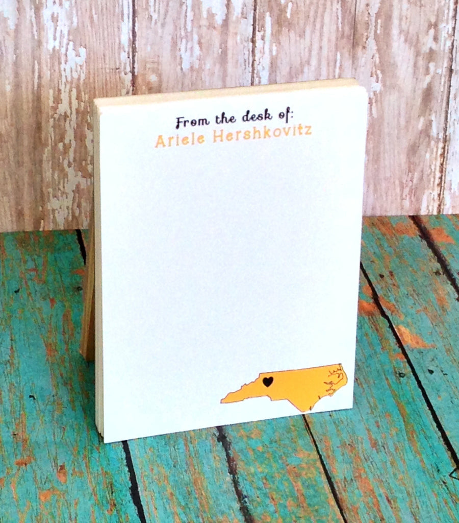 Personalized Carolina Notepad