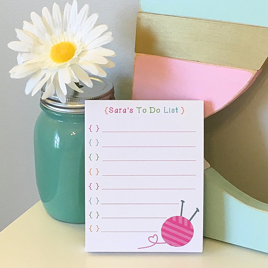 Knitting To Do List