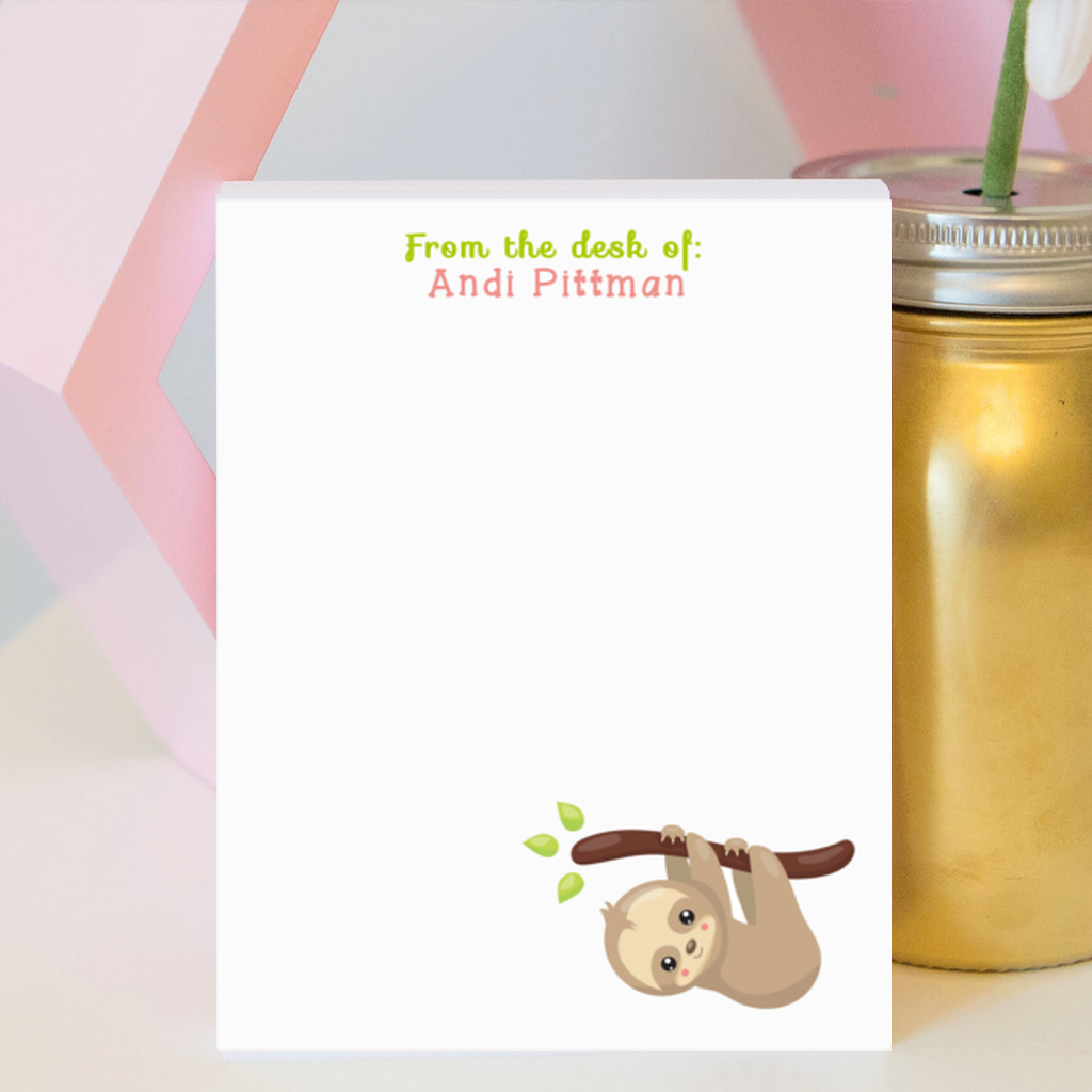 Sloth Notepad