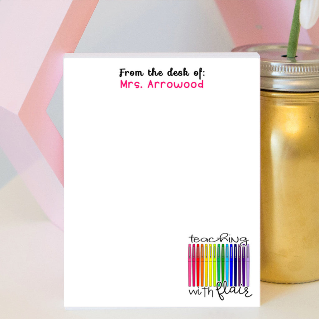 Teaching with Flair Notepad