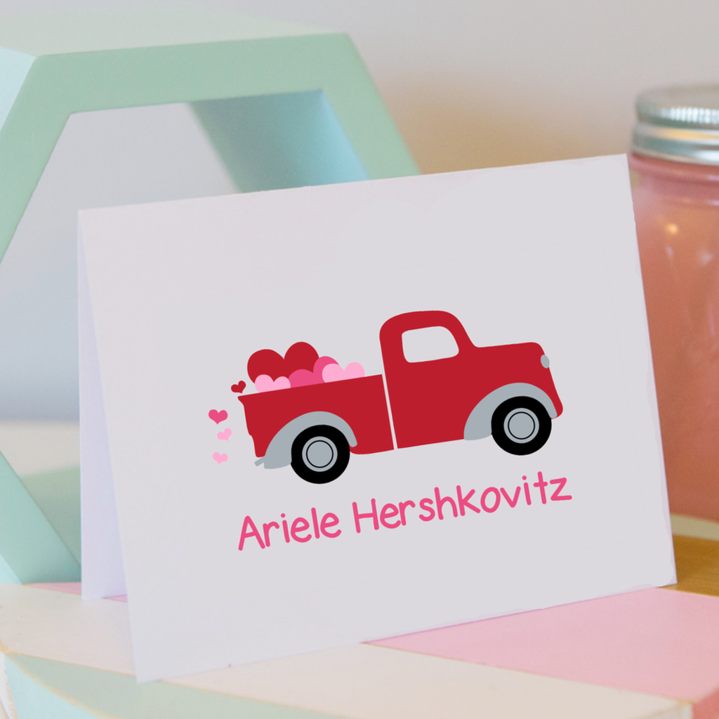 Valentine's Day Truck Notecards