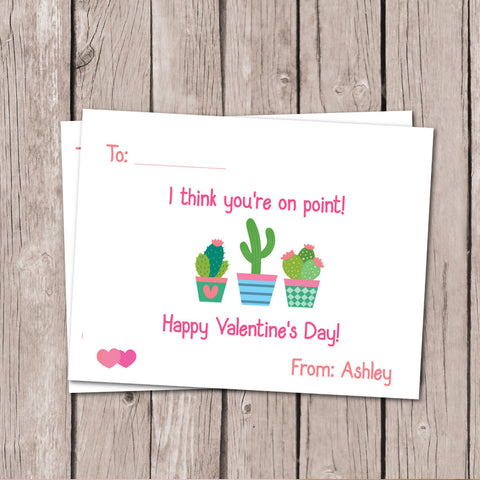 Cactus Valentine's Day Cards