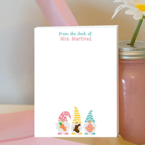 Easter Gnomes Notepad