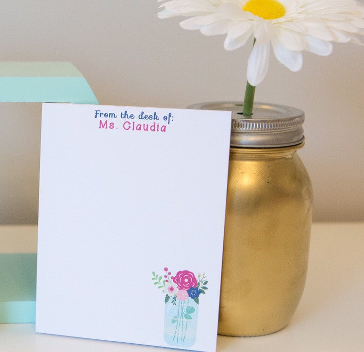 Mason Jar Notepad