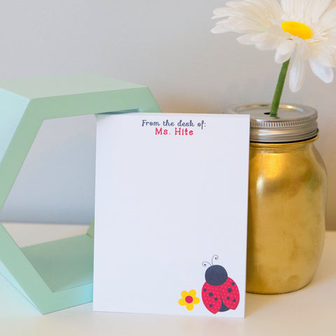 Lady Bug Notepad