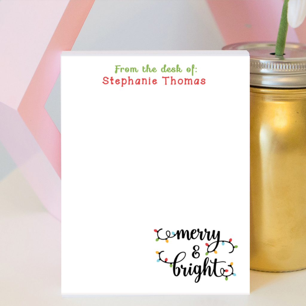 Merry & Bright Notepad