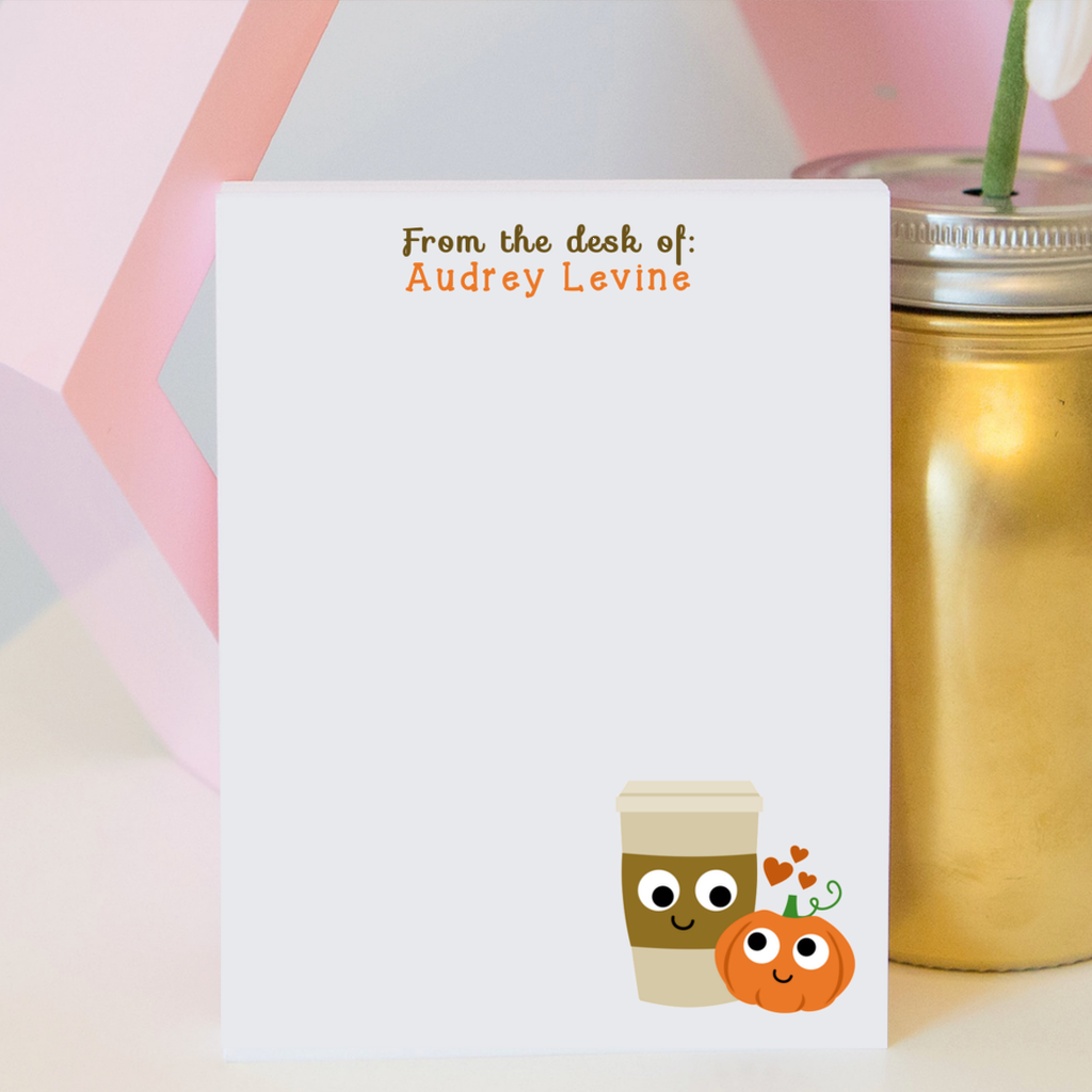 Pumpkin Spice Notepad