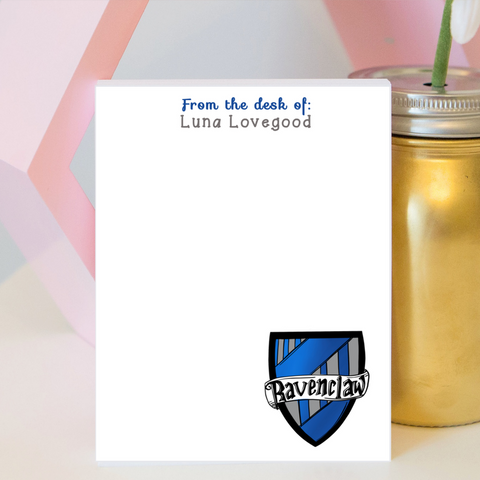 Ravenclaw House Notepad