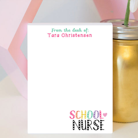 School Nurse Notepad