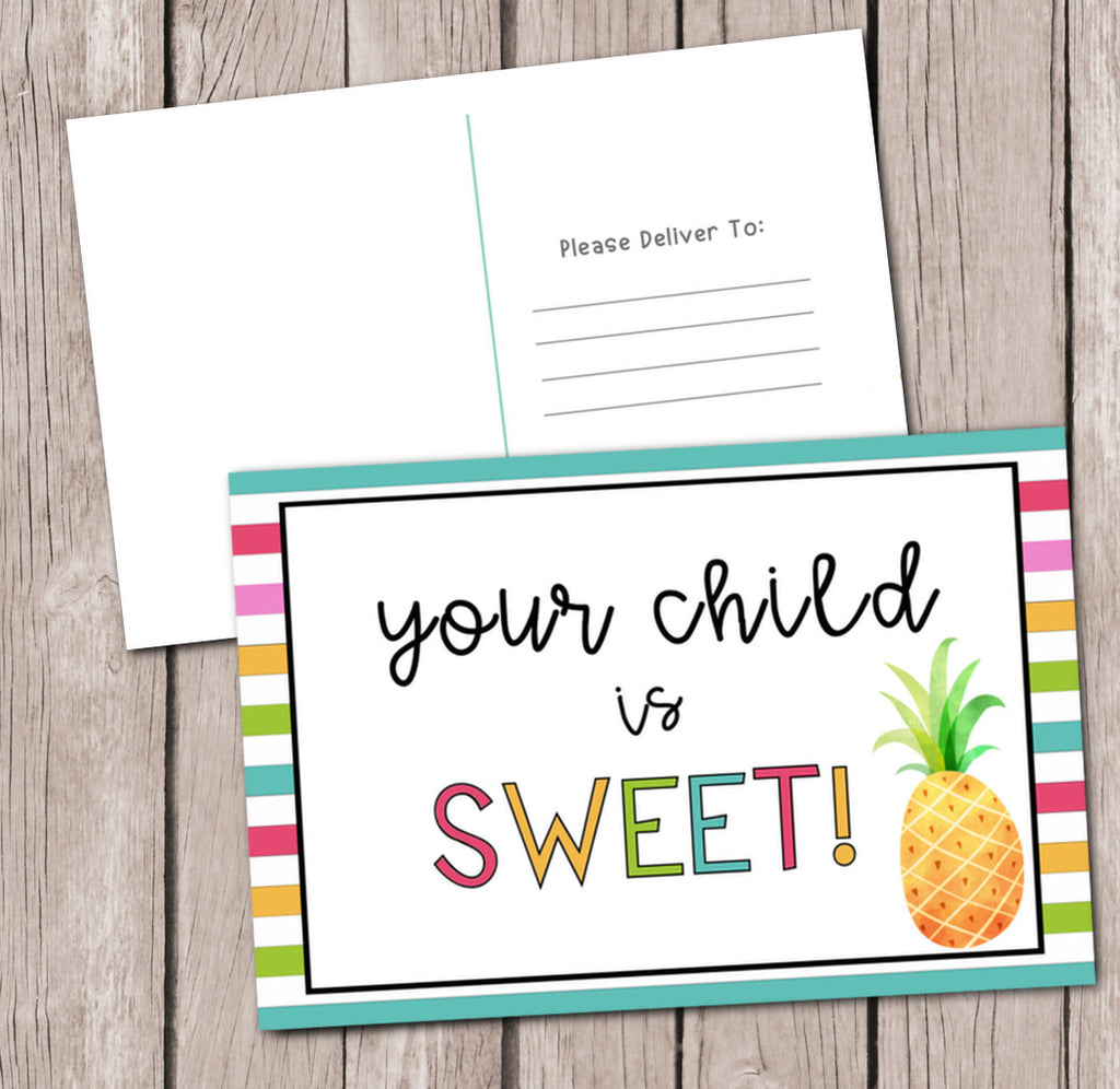 Happy Mail for Students: Your Child is Sweet! - Postcard