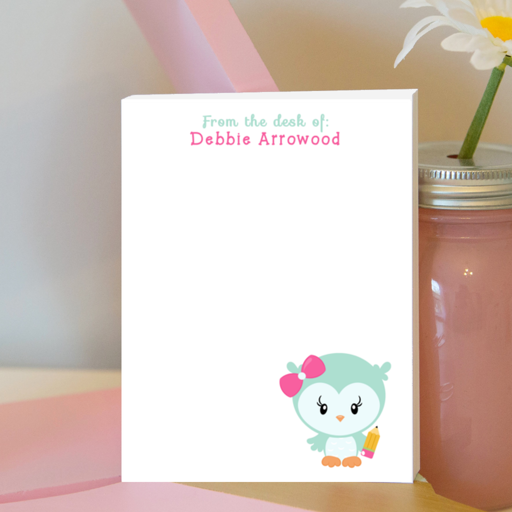 Cute Owl Notepad