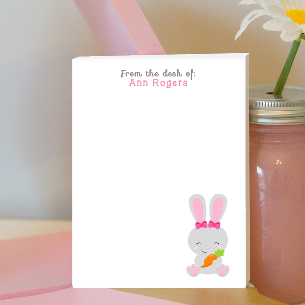 Easter Bunny Notepad
