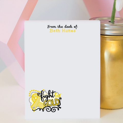 Childhood Cancer Awareness Notepad