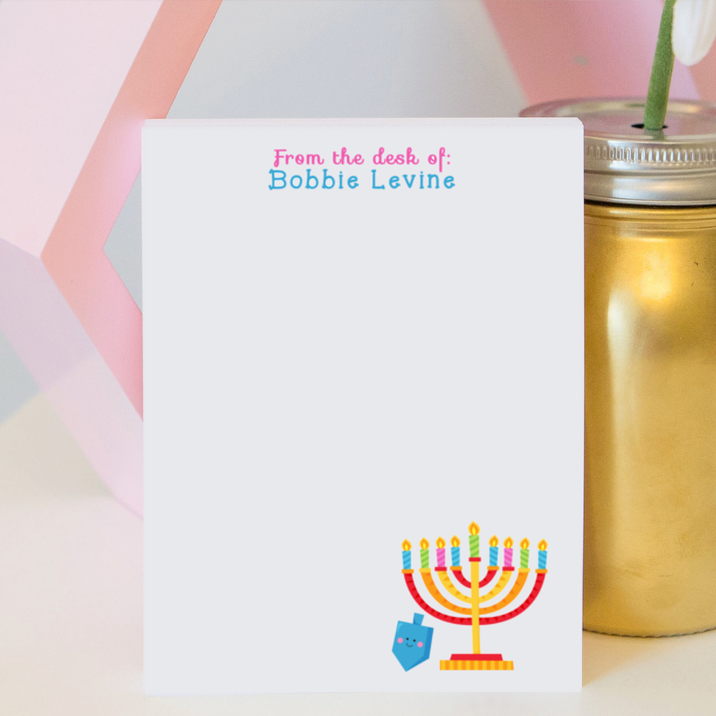 Hanukkah Notepad