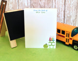 Personalized Teacher Notepad 
