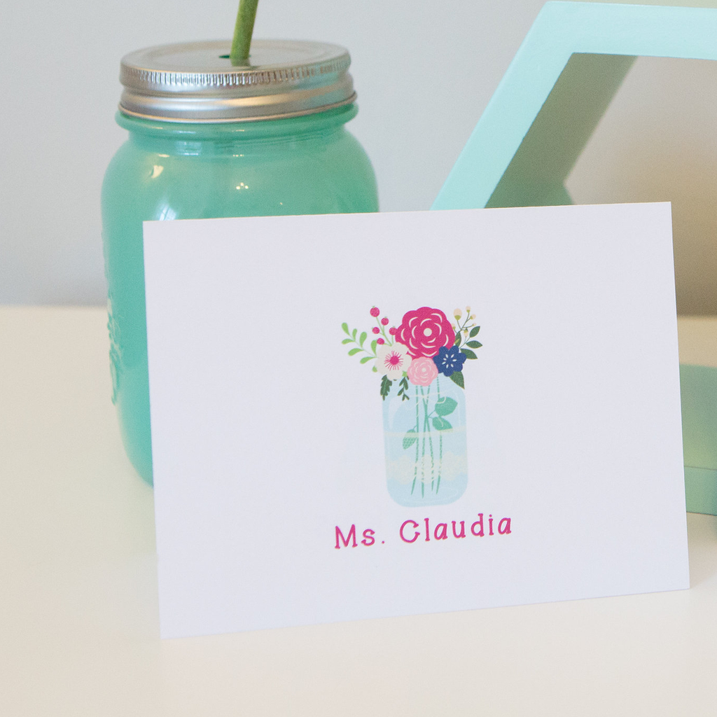 Mason Jar Notecards