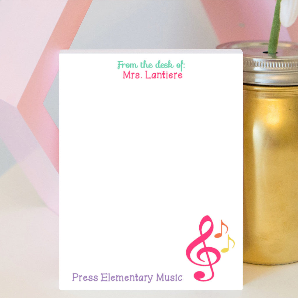 Music Teacher Notepad