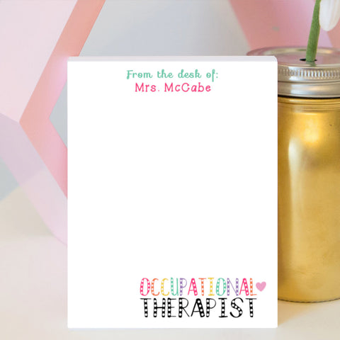 Occupational Therapist Notepad
